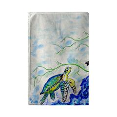 Yellow Sea Turtle Kitchen Towel