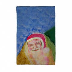 Santa Face Kitchen Towel