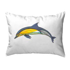 Dolphin Fish Large Noncorded Pillow