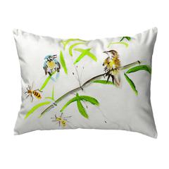 Birds & Bees I No Cord Pillow 16x20