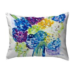 Betsy's Hydrangea No Cord Pillow 16x20
