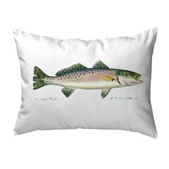 Speckled Trout Right Large Noncorded Pillow