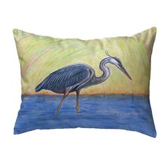 Blue Heron No Cord Pillow 16x20