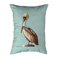 Pelican - Teal No Cord Pillow 16x20