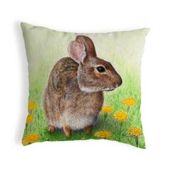 Rabbit Right Large Noncorded Pillow