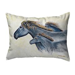 Wild Horses Noncorded Indoor/Outdoor Pillow 16x20
