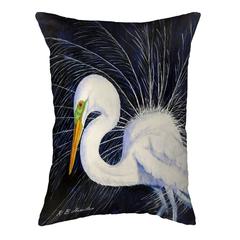 Breeding Egret 16x20 No Cord Pillow