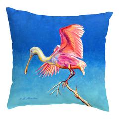 Spoonbill Wings Large Noncorded Pillow