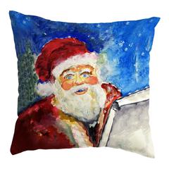 Santa's List No Cord Pillow 18x18