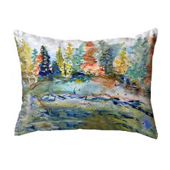 Turtle & Tiger Swallowtail Butterfly No Cord Pillow 16x20