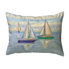Sailing By No Cord Pillow 16x20