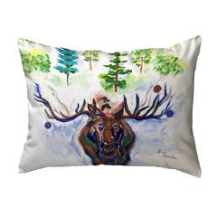 Christmas Moose No Cord Pillow 16x20
