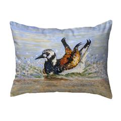 Beach Bird Bath No Cord Pillow 16x20