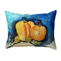 Two Pumpkins No Cord Pillow 16x20