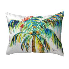 Multi-Color Palm No Cord Pillow 16x20