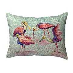 Spoonbill Group No Cord Pillow 16x20