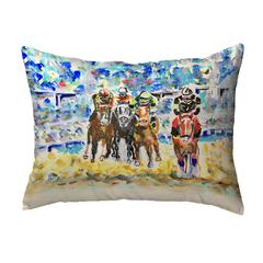 Four Racing No Cord Pillow 16x20