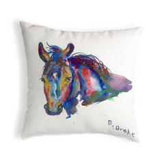 Nellie - Horse No Cord Pillow 16x20