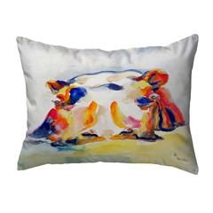 Hippo No Cord Pillow 16x20