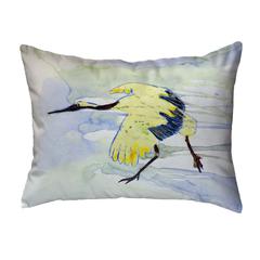Yellow Crane No Cord Pillow 16x20