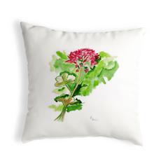 Geranium No Cord Pillow 18x18
