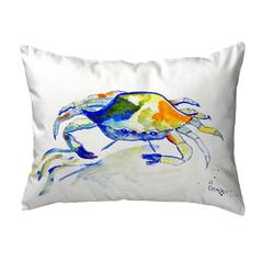 Yellow Crab No Cord Pillow 16x20