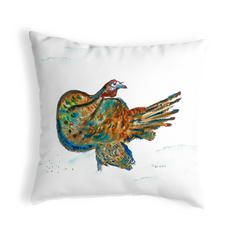 Turkey No Cord Pillow 18x18