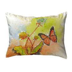 Orange Jellyfish No Cord Pillow 16x20
