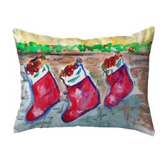 Christmas Stockings No Cord Pillow 16x20