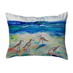 Betsy's Sandpipers No Cord Pillow 16x20