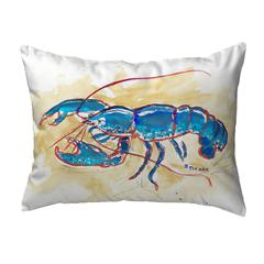 Blue Lobster No Cord Pillow 16x20
