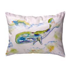 Whale No Cord Pillow 16x20