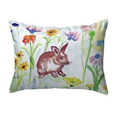 Whiskers Bunny No Cord Pillow 16x20