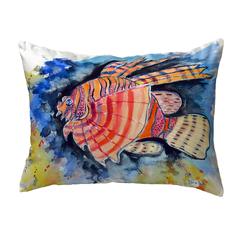 Betsy's Lion Fish No Cord Pillow 16x20