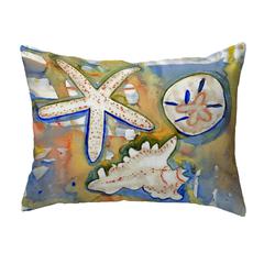 Beach Treasures No Cord Pillow 16x20