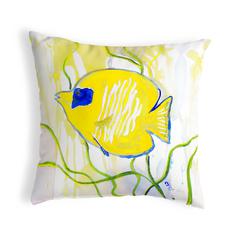 Yellow Tang No Cord Pillow 18x18