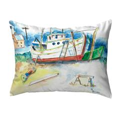 Old Boat No Cord Pillow 16x20