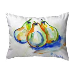 Three Pears No Cord Pillow 16x20