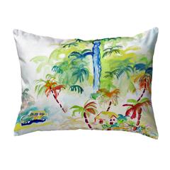 Colorful Palms No Cord Pillow 16x20