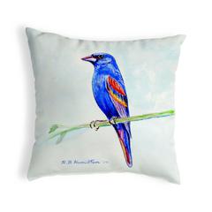 Blue Grosebeak No Cord Pillow 16x20