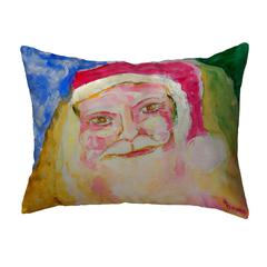 Santa Face No Cord Pillow 18x18