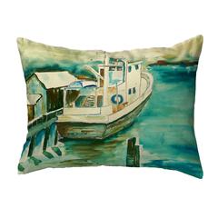 Oyster Boat No Cord Pillow 16x20