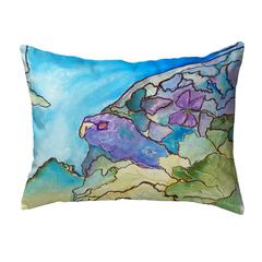 Purple Turtle No Cord Pillow 16x20
