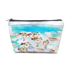 Seven Sanderlings Pouch 8.5x6
