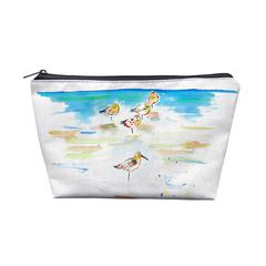 Five Sanderlings Pouch 8.5x6