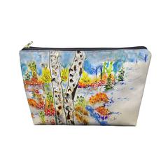 White Birch Pouch 8.5x6