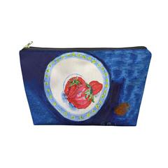 Strawberry Plate Pouch 8.5x6