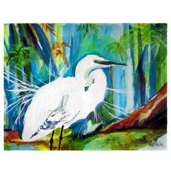 Acyrlic Egret Place Mat Set of 4