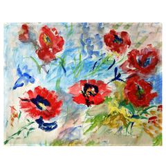 Red Poppies Place Mat Set of 4