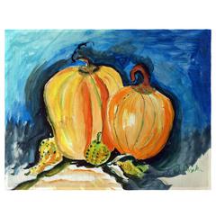 Two Pumpkins Place Mat Set of 4